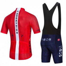 Set Fietsshirt + Korte Koersbroek 2021 Ineos Grenadiers N005